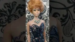 Barbie black lace custom #shortsvideo #barbie #shortsfeed #craft #shorts