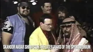 SKANDOR AKBAR SHOOTS ON THE LATER YEARS OF THE SPORTATORIUM