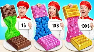 1$ vs 100$ vs 1000$ Cooking Challenge by Candy DO