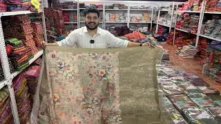 Latest Digital Print Georgette Saree 🌸 Rich Zari Pallu Weaving | New Designer Sarees 2025