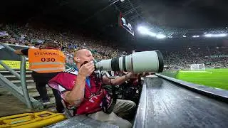 Canon RF 400mm 2.8 + Canon R3 at the Ukraine vs France match