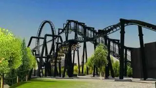Batman: The Ride - RCT3 Recreation
