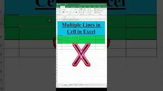 Type Multiple Lines in Excel Cell | Alt + Enter Shortcut Explained এক্সেলে নতুন লাইন দেওয়ার নিয়ম