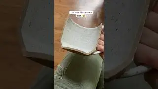 Cracked mug 🥲 #broken #cracked #crosssection #mug #pottery #sad