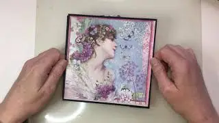 How to Make a Wiper card I Tutorial Using STAMPERIA Paper