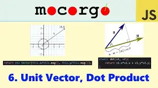 2D Physics Engine from Scratch (JS) 06: Unit Vector, Dot Product