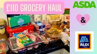 UK WEEKLY FOOD SHOP|ASDA & ALDI GROCERY HAUL|Talia Elizabeth