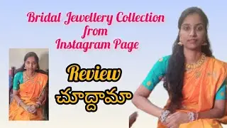 Instagram page లో first time jewellery set purchase చేశాను// Jewellery review // @DSR_Daily_Vlogs 