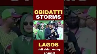 OBIDATTI LAGOS MEGA RALLY: PETER OBI STORMS LAGOS CITY  (2023) #shorts