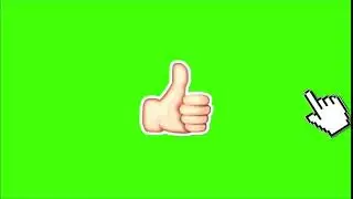 SUBSCRIBE & LIKE GREEN SCREEN ICON WITH SOUND EFFECTS
