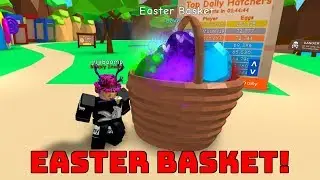 I HATCHED EASTER BASKET! - Bubble Gum Simulator!