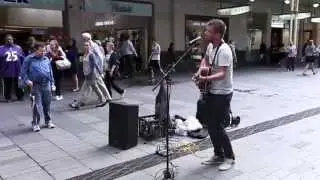 Street artist at Sydney