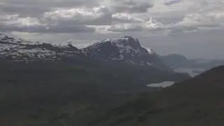 Huldefossen, F&oslash;rde, Storehesten, Kvamshesten - Flying Over Norway