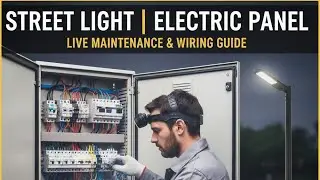 Street Light Electric Panel Board Wiring & Connection Full Explanation