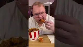 Крылышко КФС трэш момент 🍗⚡ #viral #еда #soralife #food #sora2 #memes #funny #t2x2moments #мем