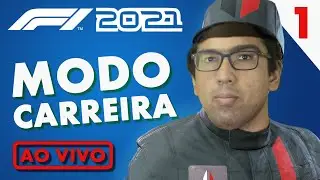 Flagamer come&ccedil;ando o MODO CARREIRA AO VIVO no F1 2021 - Parte 1