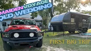 🚐 Our Caravan’s Maiden Voyage to Gladstone QLD | Towing to a Wedding with Two Kids Under 2 💍