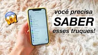 5 TRUQUES escondidos no IPHONE que você não conhece!📱✨ | Letícia Costa