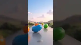 Jelly Beans Dancing on a Train | Dreamy Loop Animation