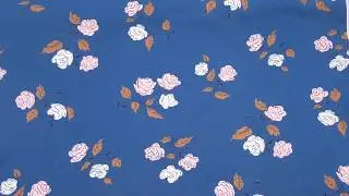 dark blue rose quilting fabric by Cotton and Steel
