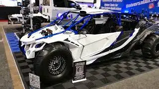 Alba Racing Custom Can-Am SxS UTV With Baja Crusher Beadlock Wheels - SEMA 2023 Las Vegas 4K UHD