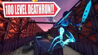 The MOST SATISFYING 100 Level Deathrun! (Fortnite Creative)