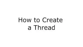 How to Create a Thread in Java