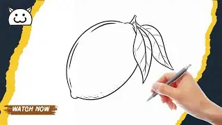 Как нарисовать лимон