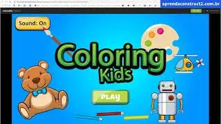 Como criar um jogo de colorir no Construct 3 - Aula #9