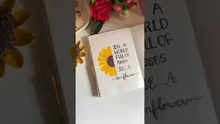 Be a sunflower 🌻 | #shorts #shortsfeed #shortvideo #diy #sunflower #quotes #motivation