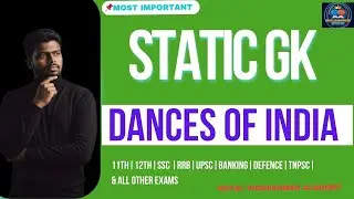 STATIC GK|DANCES OF INDIA|CLASSICAL|FOLK|TRIBAL DANCES|ORIGIN OF DANCE|ROYAL VIGNESHWAR ACADEMY|