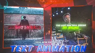 🔥 Trending Text Animation in Alight Motion Like a Pro 🗿 | Must Try 2026   