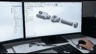 3D-моделирование шарнирного соединения с использованием Solidworks