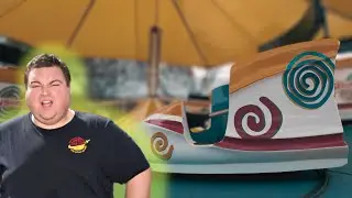 Fat Testing Spinsanity at Six Flags Fiesta Texas in San Antonio Texas