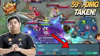 URANUS THE REAL 1 VS 5 !! NEW EMBLEM + BUILD !! - MOBILE LEGENDS