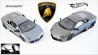 Lamborghini Reventon - Hot Wheels Elite VERSUS Minichamps