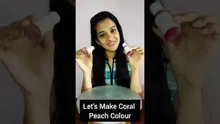 let's make Peach color together 🦋🧘😍 #subscribe #bakery #viral #shorts