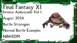 FFXI - Intense Ambuscade Vol One August 2024 Battle Strategies and Normal Solo Battle Example