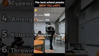 Ranking the FUNNIEST School Pranks of All Time! 😂 | Top 6 Epic High School Moments