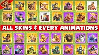 *Новый интерфейс* Обзор всех обликов короля варваров | Clashflict | Clash of Clans