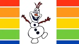 Olaf drawing ,  how to draw olaf drawing cartoon Frozen movie olaf drawing
