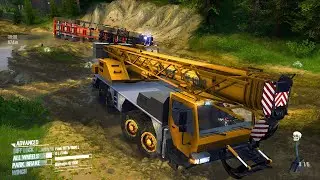 Spintires: MudRunner - HEAVY RESCUE | Recovering a Fallen Logging Truck