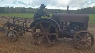 Rare Munktells 22 tractor with hot bulb engine from 1929