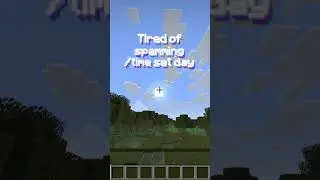 How to set time to day forever in Minecraft 🌞 #shorts