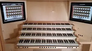 Pachelbel - Chaconne in D minor (Ciacona T. 204, hauptwerk, Batz organ, Dom, Utrecht)