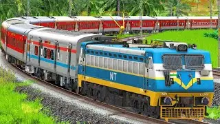 WAG9 SHUNT LHB EXPRESS TRAIN | BUMPY RAILROAD | Train Simulator | Railwork | NT GAMING