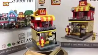 LOZ MINI BLOCK McDonald's Shop ,Small lego toy