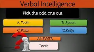 VERBAL INTELLIGENCE | ODD ONE OUT QUESTIONS|#AFNS#PMA