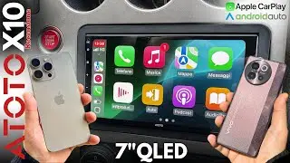La MIGLIORE AUTORADIO ANDROID con Intelligenza Artificiale Apple CarPlay/Android Auto | ATOTO X10