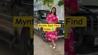 Myntra Best Find Dress Review #shorts #youtubeshorts @snappygirls02 @Beinganshu0
